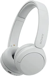 Sony WH-CH520 Wireless Bluetooth On-Ear with Mic for Phone Call, White