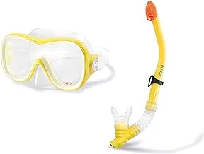 انتكس 55647E Wave Rider Swim Set Mask & Snorkel ، ألوان متنوعة