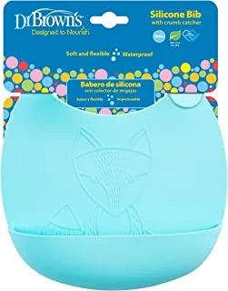 Dr Browns Dr Browns Silicone Bib - Turquoise, 1-Pack, Piece of 1