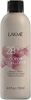 Lakme 28 V 8.4% Peroxide Color Developer Oxidant Cream, 120 ml