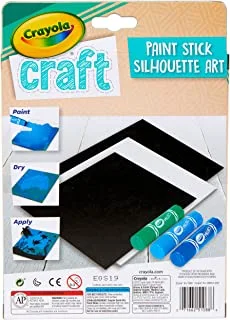 Crayola Craft، Paint Stick Silhouette Art ، مجموعة 3