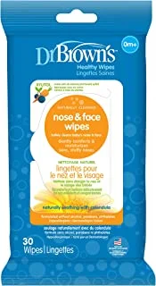 Dr Browns Nose and Face Wipes, 30 Count, HG002-P2