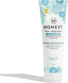 The Honest Company Purely Simple Face + Body Lotion, Fragrance Free