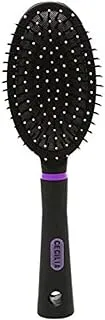 Cecilia Large Oval Hair Brush Black/Purple