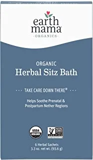 Earth Mama Organic Herbal Sitz Bath for Pregnancy and Postpartum, 6-Count