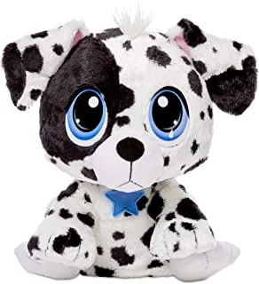 Little Tikes Rescue Tales Adoptable Pets - Dalmatian | Interactive Soft Cuddly Plush Pet Toy with Collar, Tag, Head Nods, Tail Wags, Lifelike Puppy Whines, Pants, and More Sounds | Ages 3+