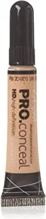 L.A.GIRL HD Pro Natural Full Coverage Concealer,Matte & Poreless Ultra Blendable Liquid Conceal- Creamy Beige, Ultra Blendable Liquid Conceal, Longwearing (Vegan & Cruelty-Free) 8gm