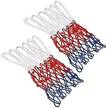 MAYOR Professional Heavy Duty Basketball Net- All Weather, Fits Standard Indoor or Outdoor 12 Loops (Pair)(3MM)