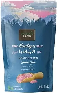 Organic Land Himalayah Pink Coarse Salt, 1 kg