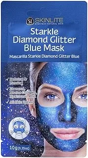 Skinlite Starkle Diamond Glitter Face Mask 10 g, Blue