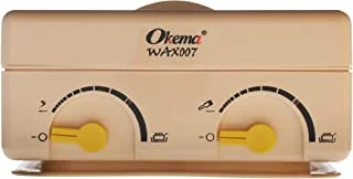 جهاز تسخين الشمع من اوكيما OK-454 ، ابيض ، متوسط
