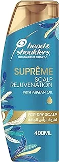 Head & Shoulders Supreme Anti-Dandruff Shampoo With Argan Oil For Dry Scalp Rejuvenation, 400 ML