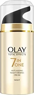 Olay Face Moisturizer Total Effects 7Inone Firming Night Cream With Vitamin C & B3, 15 ML