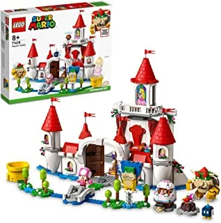 LEGO 71408 Super Mario Peach’s Castle Expansion Set, Buildable Game Toys, Gifts for Kids, Girls & Boys Aged 8 Plus with Time Block and Figures, to Combine with Starter Course