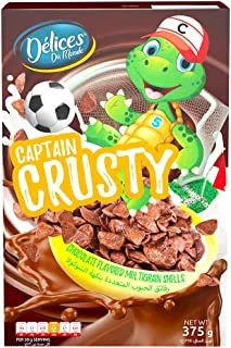 Delices Du Monde Captain Crusty Chocolate Breakfast cereal 375g