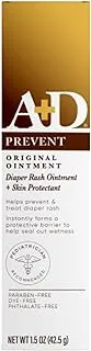 A+D Original Diaper Rash Ointment, Baby Skin Protectant With Lanolin and Petrolatum, Seals Out.