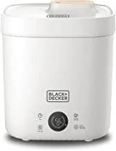 Black & Decker 30W 4L Humidifier | Room Size 40m² | Smart Touch Panel | Up to 80% humidity control |Has cool & warm mist options|White + Gold | HM4250-B5