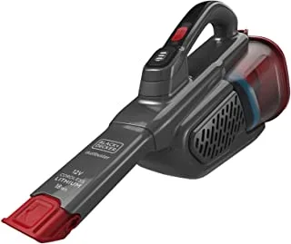 Black & Decker Cordless Dustbuster Handheld Vacuum, 12 V, Li-Ion, 700ml, Titanium/Red - BHHV315J-GB, 2 Years Warranty