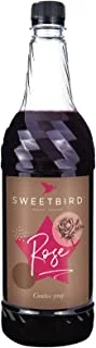 BTB SWEETBIRD Sweetbird Rose Syrup Vegan 1 Litre - UK, Rose Color