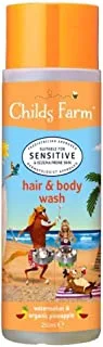 Childs Farm hair & body wash, watermelon & organic pineapple 250ml