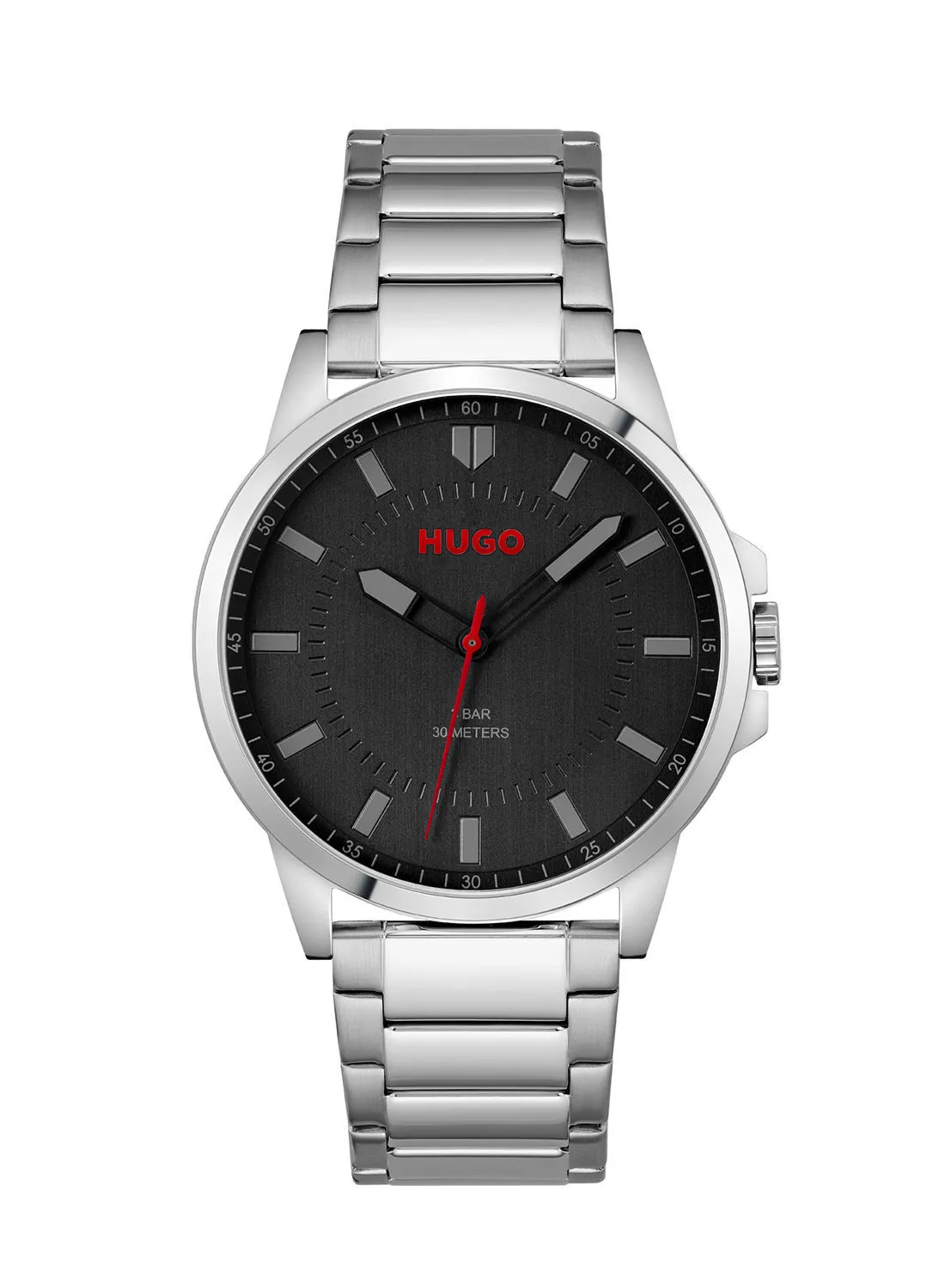 HUGO BOSS Men's First Black Dial Wrist Watch - 1530246