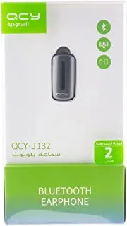 QCY J132 Wireless Stereo Music Bluetooth Headset Mini Earphone Headphone - White, SMALL