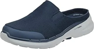 Skechers Go Walk 6, Men Walking Shoe, Navy Gray, 44.5 EU