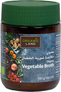 Organic Land Vegetable Broth, 140 g