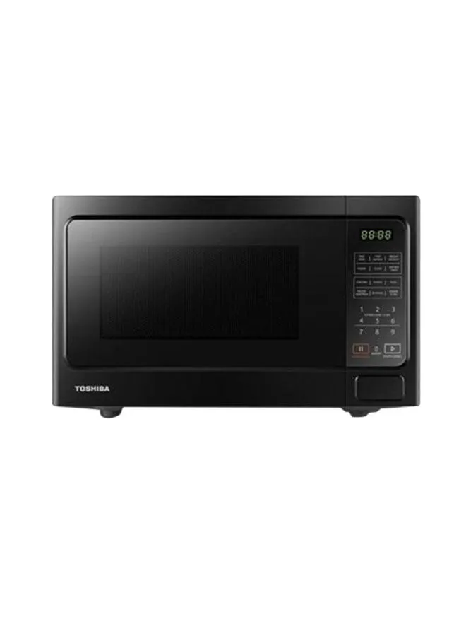 TOSHIBA Stainless Steel Digital-Control Microwave Oven With Grill 25 L MM-EG25PB(BK) Black
