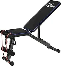 Fitness Minutes Weights Bench and Exercises, FM-AB07-Blue