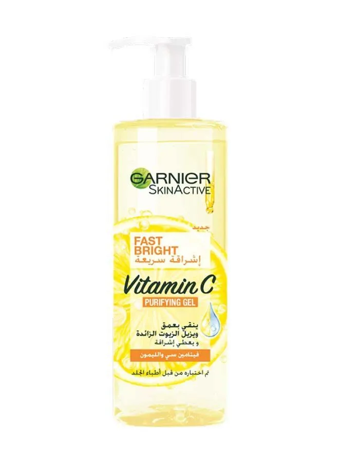 GARNIER Fast Bright Vitamin C Purifying Gel Wash – 400ml Skin Care