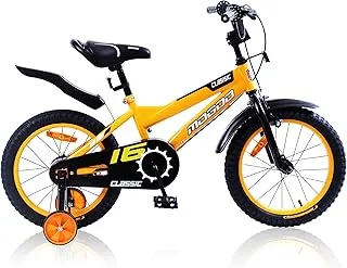 Mogoo Classic Kids Road Bike For 2-10 Years Old Girls & Boys, Adjustable Seat, Handbrake, Mudguards, Lightweight, 12/14/16 Inch Bicycle with Training Wheels, 20-Inch with Kickstand, Gift For Kids