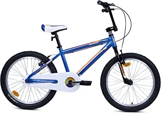 Mogoo Matrix Kids BMX Aluminum Alloy Lightweight Bike for 7-10 Years Old Boys Girls, Adjustable Height, Handbrakes, Reflectors, Gift for Kids, 20 Inch Bicycle With Kickstand - Blue
