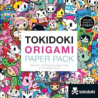 حزمة ورق توكيدوكي اوريغامي: أكثر من 250 ورقة من ورق أوريغامي في 16 نمط توكيدوكي