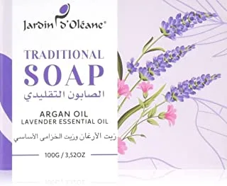 Jardin D Oleane Traditional Soap with Argan Oil and Lavnder Essential Oil 100g