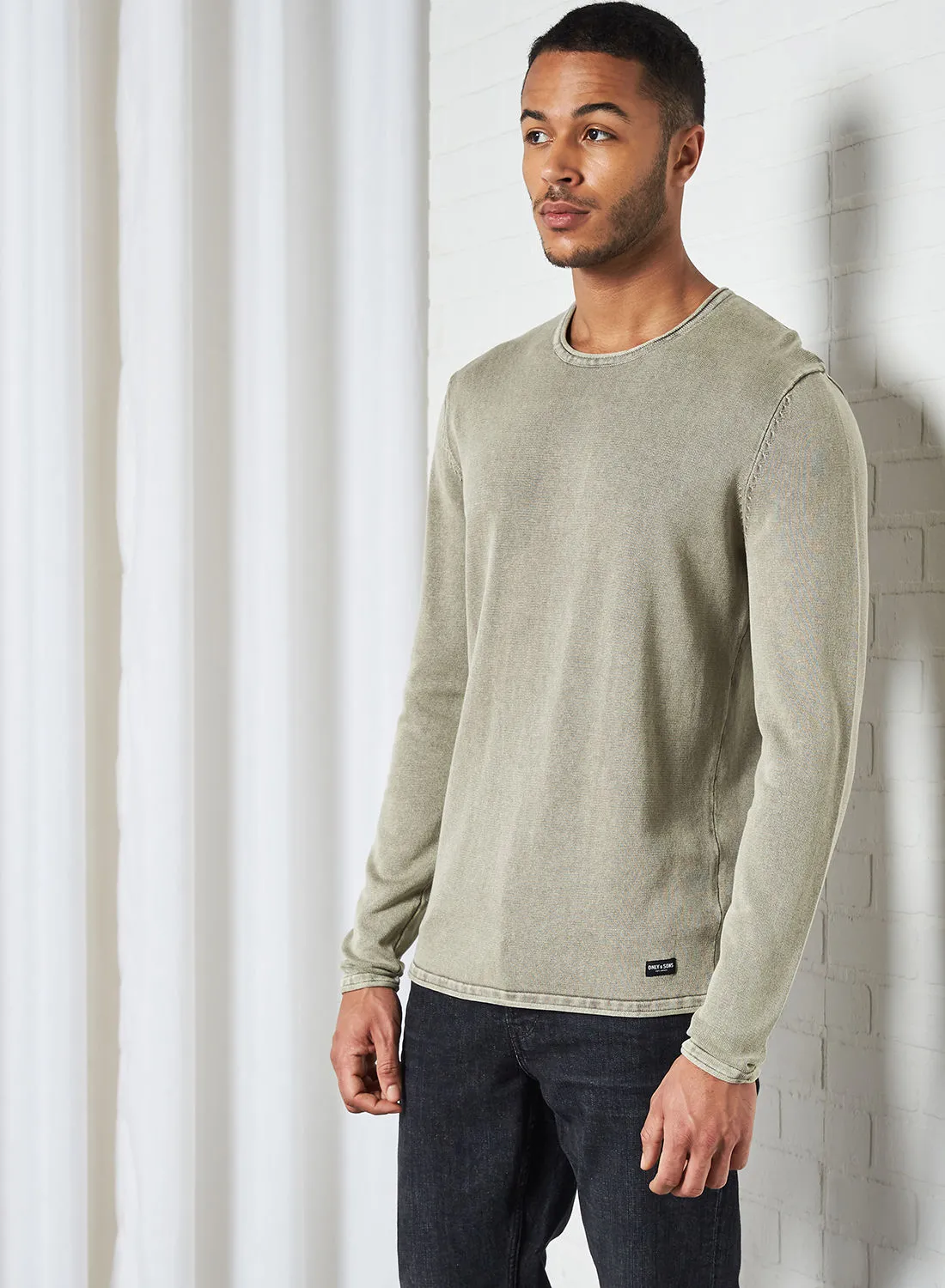 ONLY & SONS Onsgarson Life 12 Wash Sweatshirt Griffin(17-5102