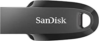 SanDisk 64GB Ultra Curve 3.2 Flash Drive 100MB/s - SDCZ550-064G-G46, Black