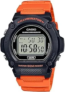 Casio Men's Watch Digital Clear Dial Resin Band W-219H-4AVDF.