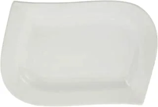 Harmony 19.5 cm Oval Side Plate - 6 Pieces - White