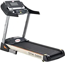 Sparnod Fitness Treadmill Automatic STH-5000 (5 HP Peak) Foldable Motorized Treadmill for Home Use