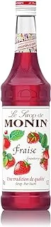 Monin Strawberry Syrup Bottle, 700 ml