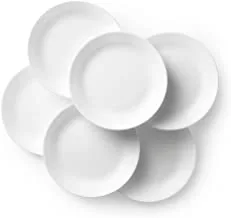 Corelle Winter Frost Luncheon Plate,6Pc set-Made in USA