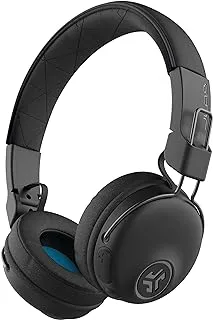 JLab Audio Studio Bluetooth Wireless On-Ear Headphones | 30+ Hour Bluetooth 5 Playtime | EQ3 Sound | Ultra-Plush Faux Leather & Cloud Foam Cushions | Track and Volume Controls | Black