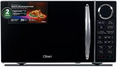 Clikon 25 Litre Digital Microwave Oven with Multiple Operations | Model No CK4319 with 2 Years Warranty