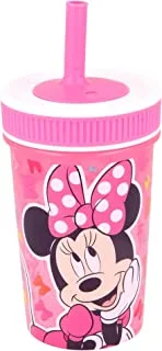 Stor Minnie So Edgy Bows Leak Proof Silicone Straw Tumbler 465Ml