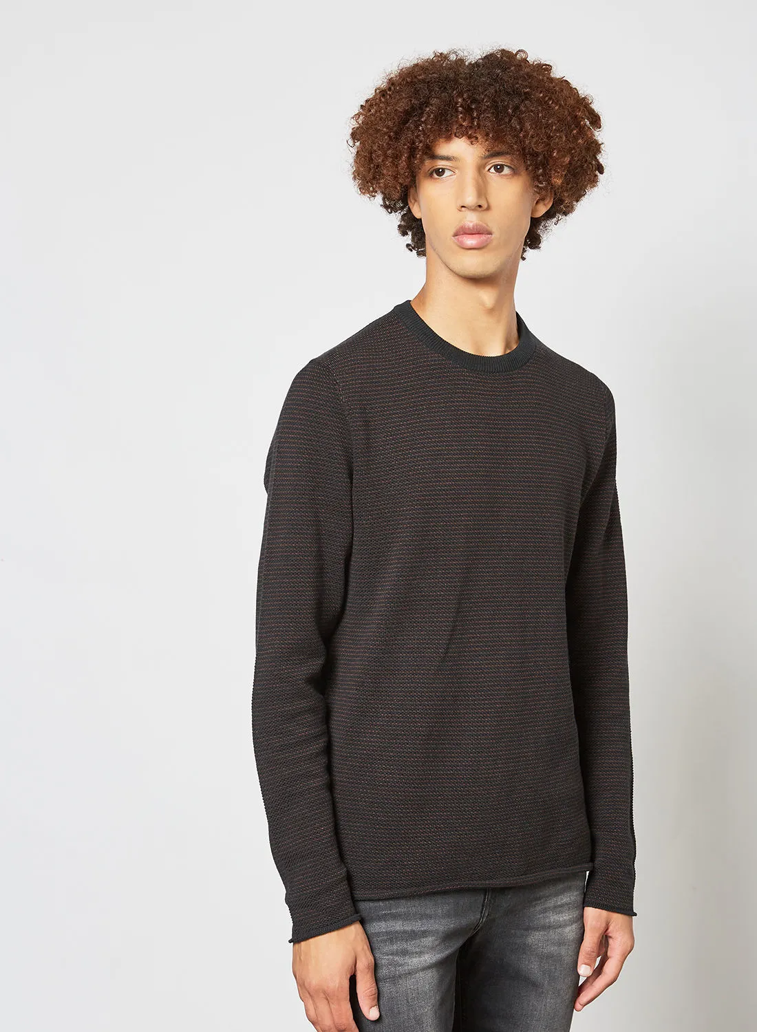 ONLY & SONS Crew Neck Knit Sweater Black