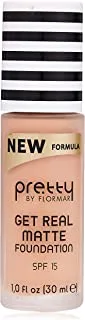 Pretty by Flormar Get Real Matte Foundation, Pink Porcelain 002, 30 ml
