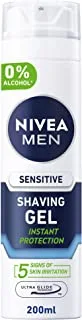 NIVEA MEN Shaving Gel, Sensitive Chamomile & Hamamelis, 200ml