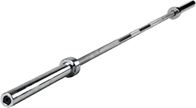 Viva Fitness Standard Olympic Barbell with Spring Collars (6ft)
