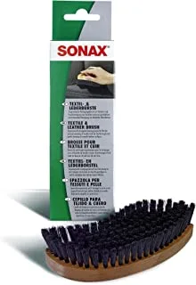 Sonax Textile and Leather Brush (1 Piece) - for the Dry and Wet Cleaning of Textiles and for the Thorough and Gentle Cleaning of Smooth Leather Surfaces | Item No. 04167410